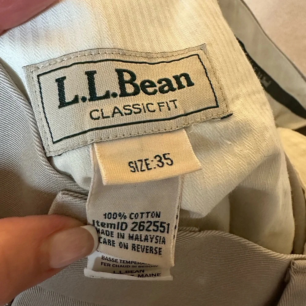 Men's Tan LL Bean Pants‎